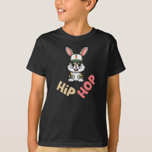 T-shirt Lapin de Pâques Hip Hop pour Enfants