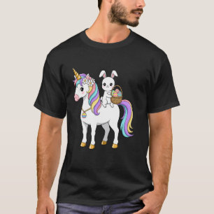 T-shirt Lapin de Pâques Mignon Licorne Adorable Joyeuses P