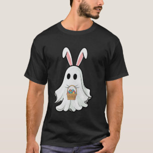 T-shirt Lapin de Pâques Panier Fantôme Œuf de Pâques