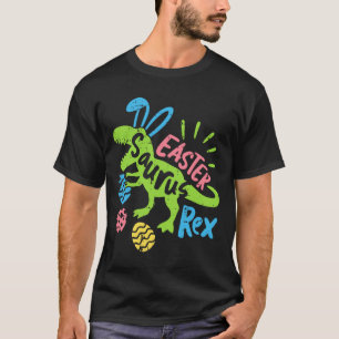 T-shirt Lapin de Pâques Saurus Rex Dinosaure Œuf Chasse Ho