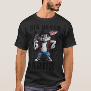 T-shirt lapin de Pâques six sept bruh 6 7 garçons filles