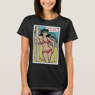 T-shirt Lapin de plage bronzé Bikini Girl • Qu'est-ce qui 