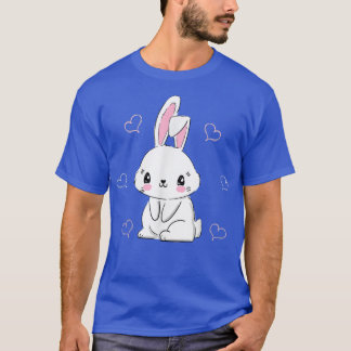 T-shirt Lapin Filles Femmes Mignonne Lapin