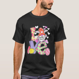 T-shirt Lapin Gnome Oeufs Rabbit Chasse Joyeux Jour de Pâq