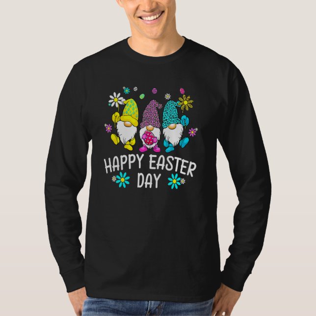 T-shirt Lapin Gnome Squad Rabbit Oeufs Chasse Joyeux Pâque (Devant)