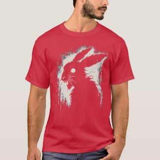 T-shirt Lapin gothique effrayant Lapin d'horreur Bunny Wei