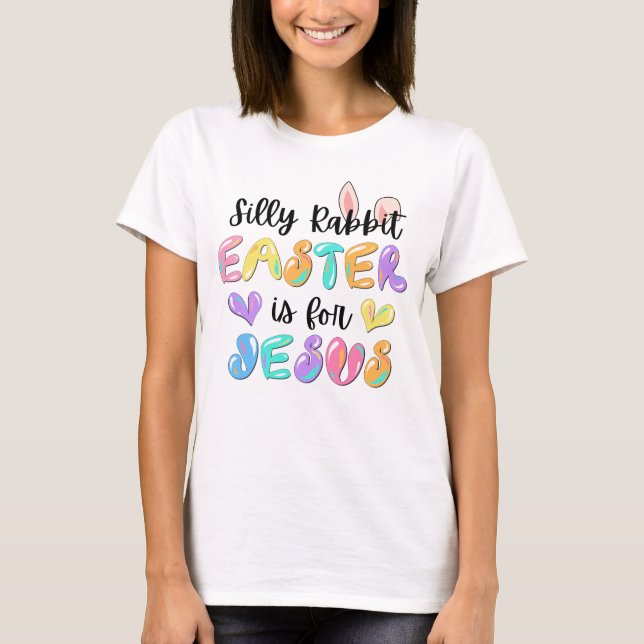 T-shirt lapin idiot (Devant)