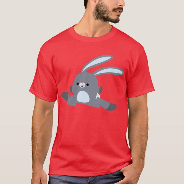 T-shirt lapin joli à exécution (Devant)