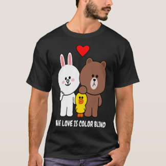 T-shirt Lapin Lapin Cony Ours Brown Vrai 