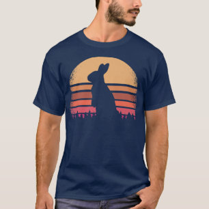 T-shirt Lapin Lapin Distressed Furie Retro Lièvre Vintage