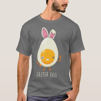 T-shirt Lapin lapin d'Oeuf de Pâques Joyeux relais de chas