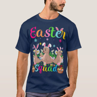 T-shirt Lapin Lion Mer Oreille Drôle Easter Squad Mer Lion