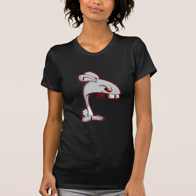 T-shirt lapin mauvais (Devant)