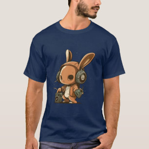 T-shirt Lapin Mélodique : Un Voyage Musical
