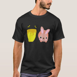 T-shirt Lapin Miel Câlin & Drôle Amoureux des Animaux
