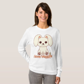 T-shirt Lapin mignon - végétalien/végétarien