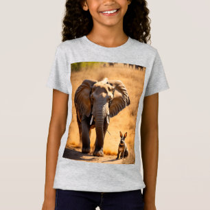 T-Shirt Lapin photographe et boxer en safari – Aventure en