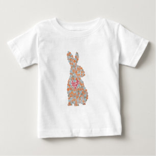 T-shirt lapin pointillé coloré