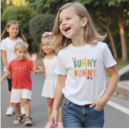 T-Shirt Lapin Rétro : Bunny Bunny Bliss