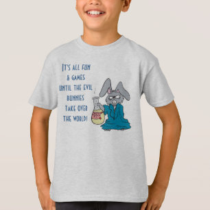 T-shirt lapin savant fou et diabolique hilarant prend le c
