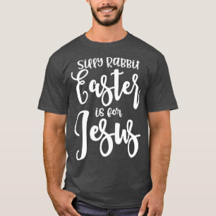 T-shirt Lapin Silencieux Pâques Est Pour Jésus Drôle Chrét