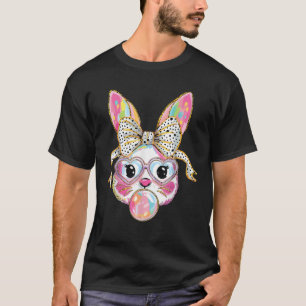 T-shirt Lapin Souffle de bulle de chaux gomme de Pâques Co