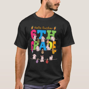 T-shirt Lapins de Pâques 6e année Pré-adolescent gen Alpha