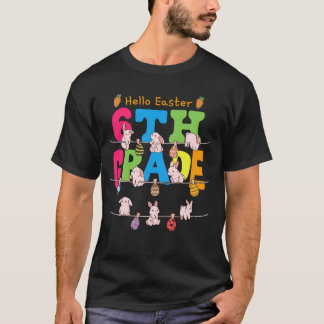 T-shirt Lapins de Pâques 6e année Pré-adolescent gen Alpha