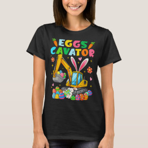 T-shirt Lapins de Pâques-excavatrice Bunny Rabbit Excavato