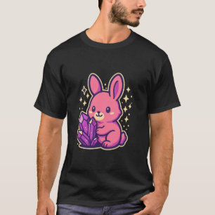 T-shirt Lapins en cristal d'améthyste poussière d'étoiles