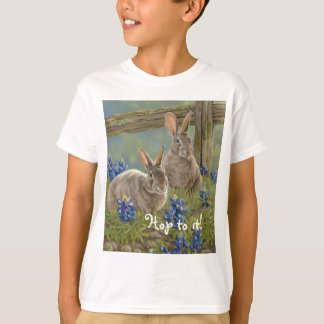T-shirt Lapins et Bluebonnets