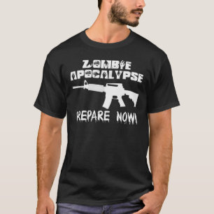T-shirt L'apocalypse de zombi préparent maintenant