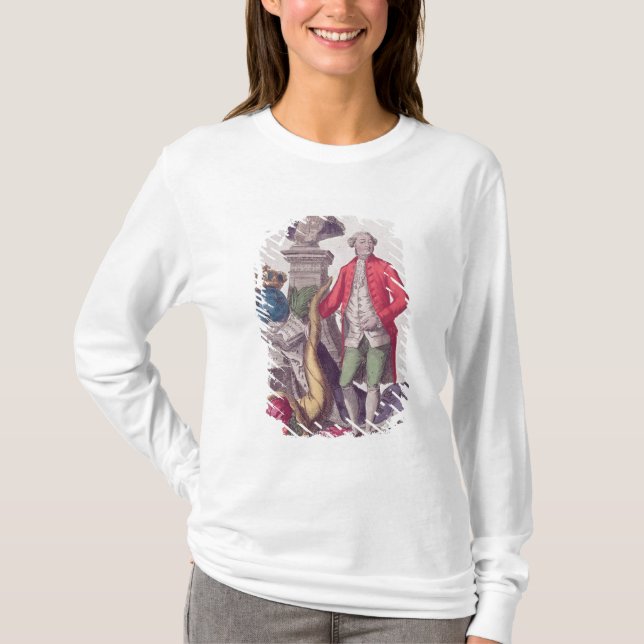 T-shirt L'appel de Jacques Necker le 16 juillet 1789 (Devant)