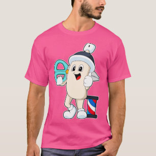 T-shirt Laque comme coiffeur avec des ciseaux