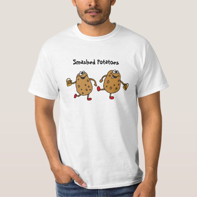 T-shirt L'AR chemise heurtée de pommes de terre (Devant)