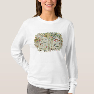 T-shirt L'Arabie et l'Inde, du "atlas de Miller", c.1519