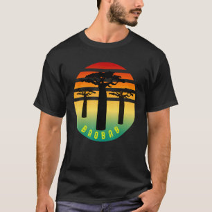T-shirt L'Arbre Africain De La Vie Baobab Couleur Africain