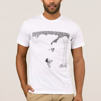 T-shirt l'arbre de encrage