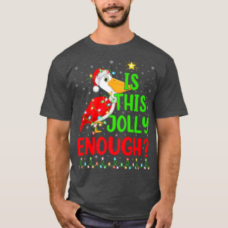 T-shirt L'Arbre De Noël Éclairage Est Ce Jolly Assez Pélic