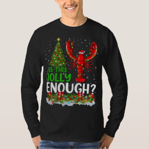 T-shirt L'Arbre De Noël Est Ce Jolly Assez Lobster Poisson