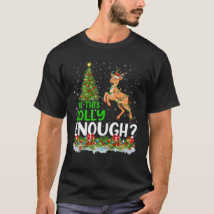 T-shirt L'Arbre D'Éclairage De Noël Est Cette Jolie Antelo