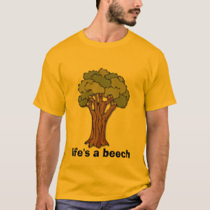 T-shirt L'arbre, la vie est un hêtre