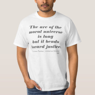 T-shirt L'arc de l'univers moral