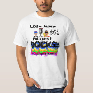 T-SHIRT L'ARC-EN-CIEL DE "TALKFEST" BASCULE LA CHEMISE