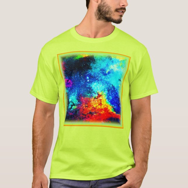 T-shirt L'arc-en-ciel des couleurs de Nebulae. Commandez d (Devant)