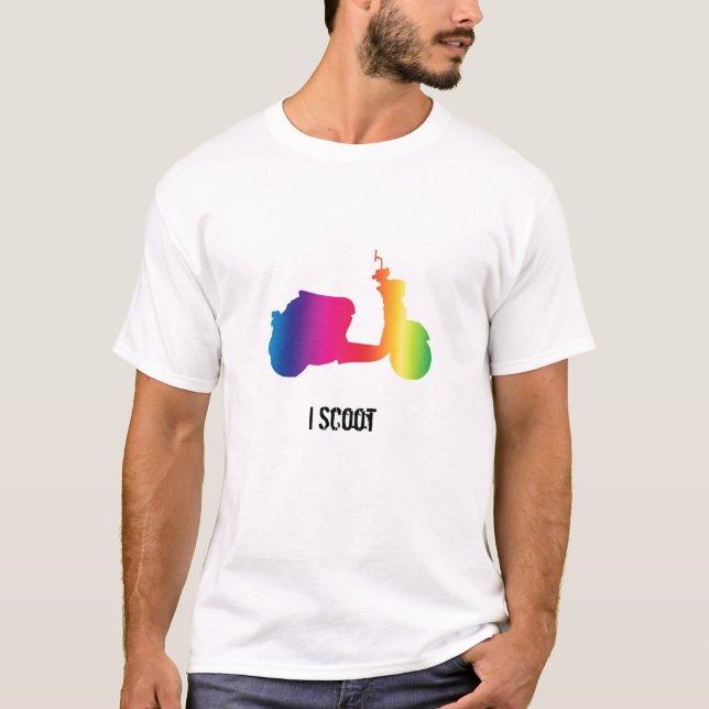 T-shirt l'arc-en-ciel filent, (Devant)