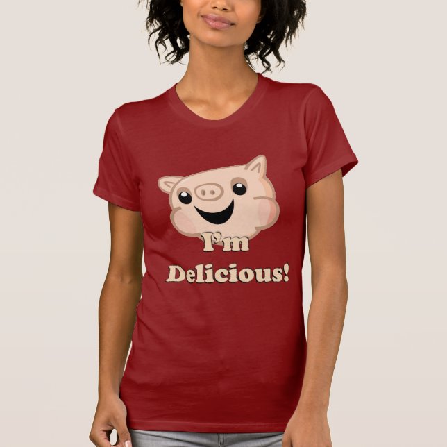 T-shirt Lard délicieux (Devant)