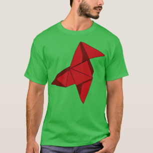 T-shirt L'argent hisse Origami