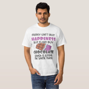 T-shirt L'argent ne peut pas acheter le bonheur mais il pe