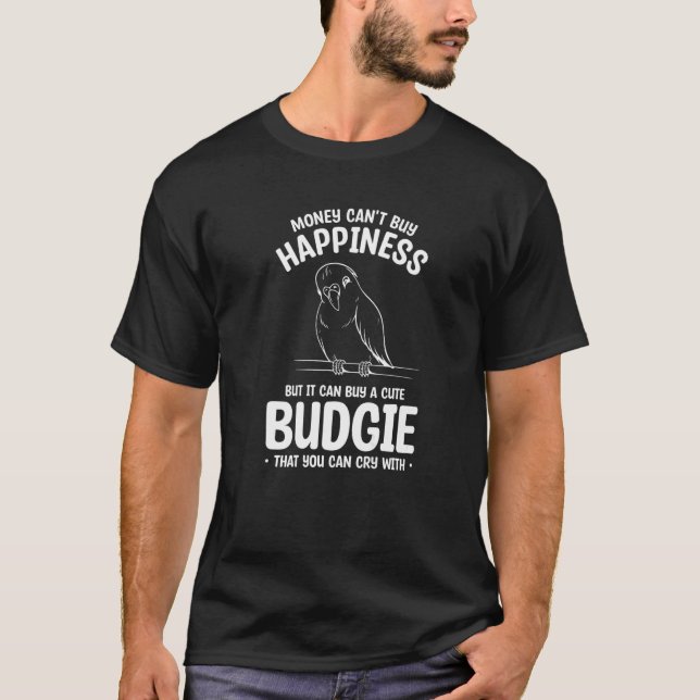 T-shirt L'argent ne peut pas acheter le bonheur, mais je p (Devant)